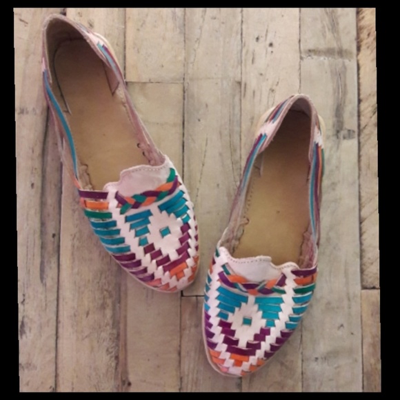 colorful huaraches sandals